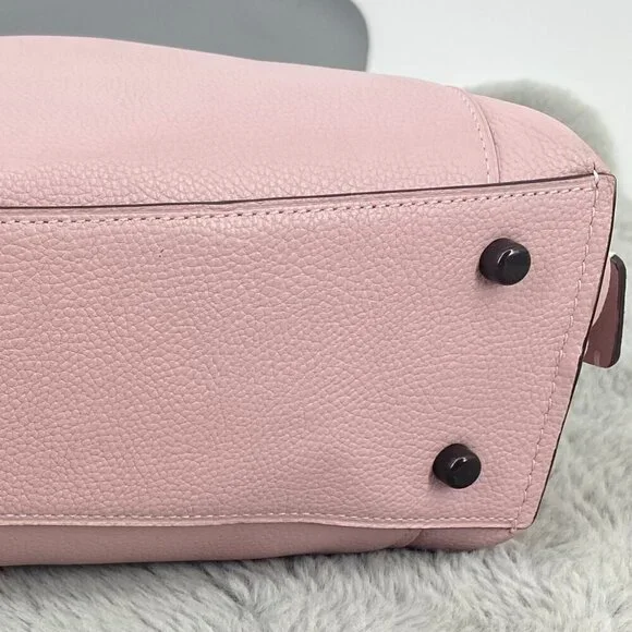 Coach Dalton 31 Leather Shoulder Bag Aurora Pink - Picture 12 of 15